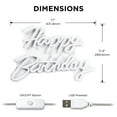 thumbnail image 4 of Happy Birthday LED Neon Wall Sign, 16.5in, 4 of 5