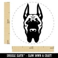 thumbnail image 2 of Great Dane Dog Head Pet Self-Inking Rubber Stamp Ink Stamper - Green Ink - Medium 1 Inch, 2 of 7