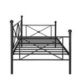 thumbnail image 3 of VECELO Contemporary Metal Daybed Frame With Under-bed Storage Sofa Bed, Twin Size, Black, 3 of 8