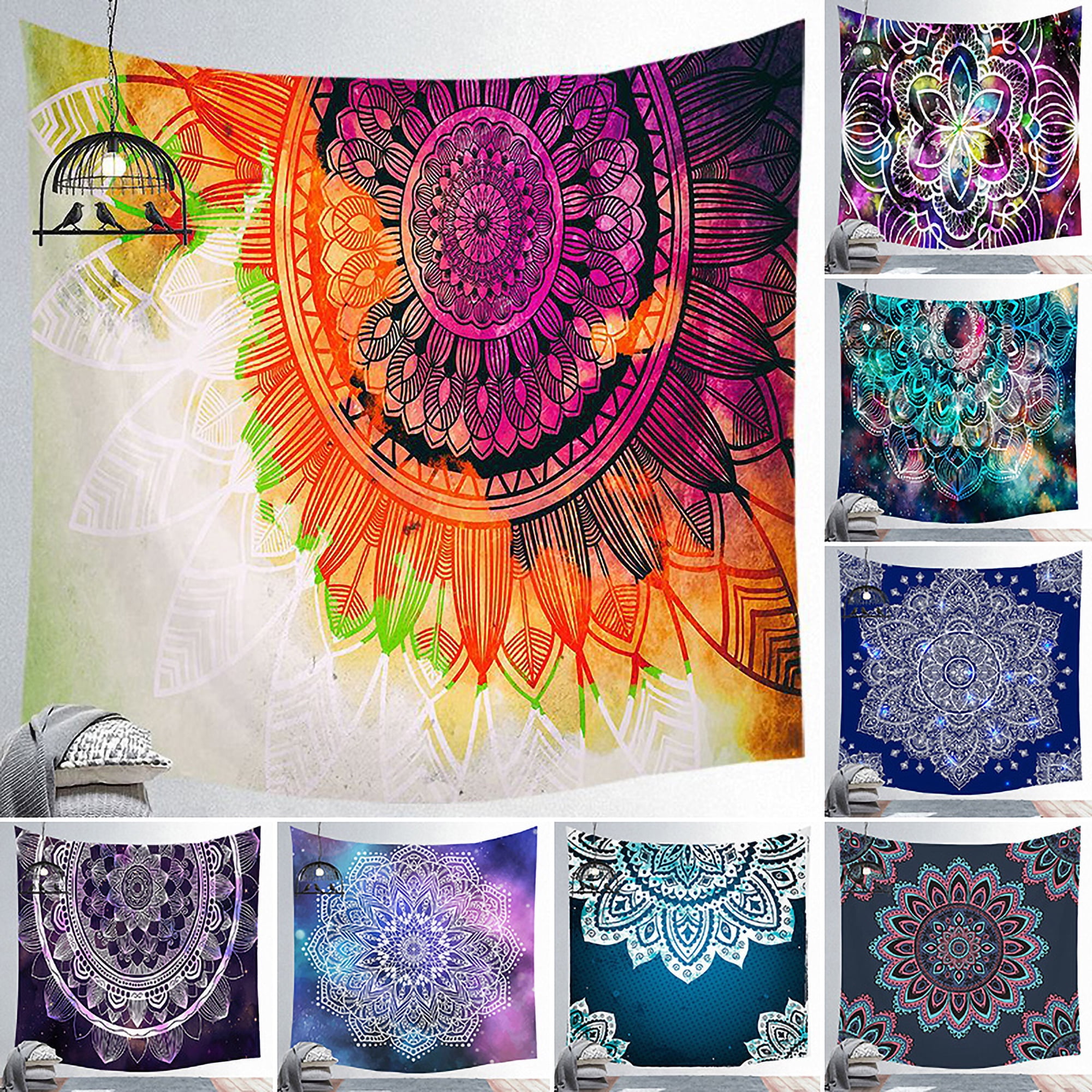 Details about   Mandala Abstract Trippy  Tapestry Art Wall Poster Hanging Sofa Table Cover