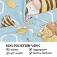 thumbnail image 4 of Pofeuu Cute Gnome Bee Collects Honey Print Wall Tapestry Decoration Wall Hanging Tapestry 60 x 51 Inch, 4 of 6
