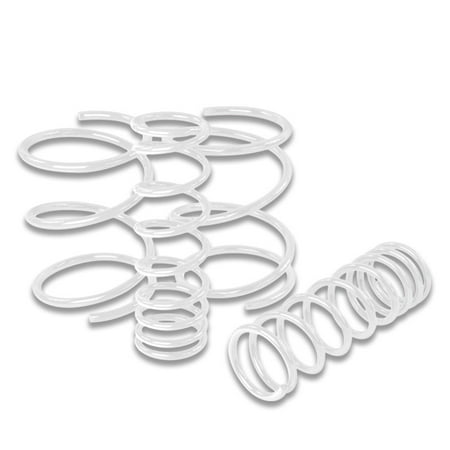 Nissan S13 Carbon - For 89-94 Nissan 240SX Suspension Lowering Spring (White) - Silvia S13 90 91 92 93
