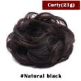 thumbnail image 2 of SEGO Messy Human Hair Bun Extensions Straight/Curly Hair Bun Hairpiece for Updo Style Chignon for Women Donut Ponytail, 2 of 8