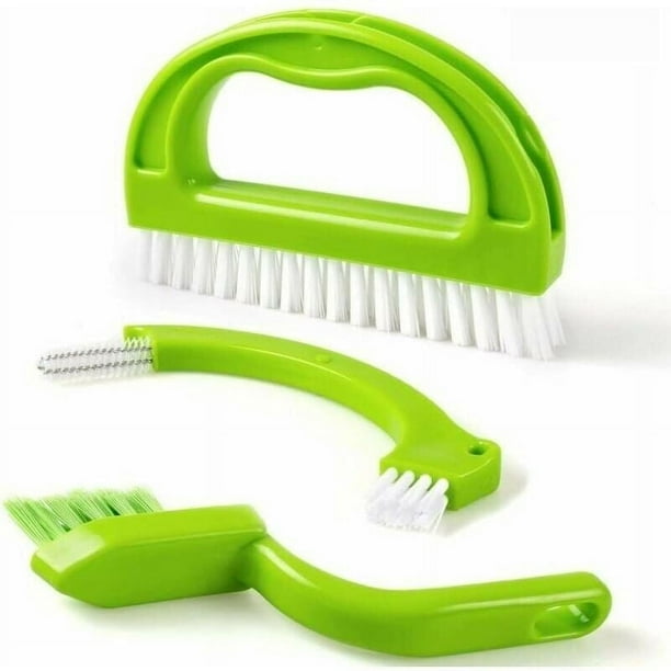 Herramientas manuales para limpiar ranuras, cepillo triangular para limpieza profunda, mango antideslizante que garantiza un agarre firme, diseño ergonómico para un mantenimiento eficiente de la
