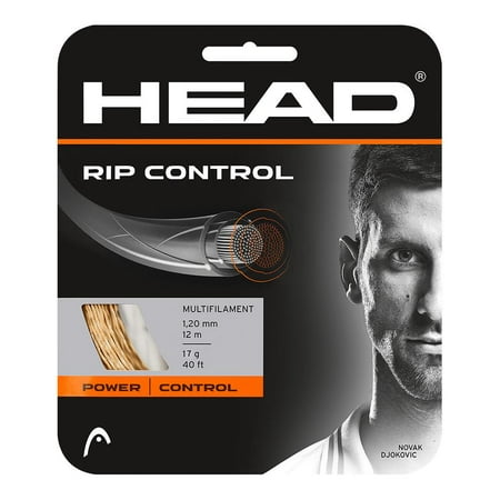 RIP Control 17G Tennis String Natural (Best Head Tennis Strings)