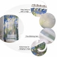 thumbnail image 7 of Shower Curtains Blue Flower Bath Curtain Spring Landscape Waterproof Bathroom Shower Curtain Set with Hooks Decoration 72 x 84 Inches, 7 of 7