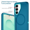 thumbnail image 3 of I-HONVA For Samsung Galaxy S26 Case,Magnetic 3-Layer Military Grade Drop Protection Anti-Slip Rugged Shockproof Dustproof Protection Phone Case,Green, 3 of 7