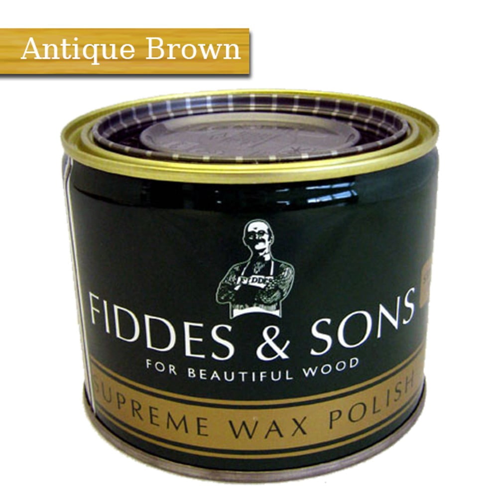 Fiddes Supreme Wax Polish 400 ml Antique Brown
