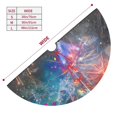 thumbnail image 3 of Sikiie Elephant Fireworks Celebration 30-48 inches {designName} Print Christmas Tree Skirt Snowman Xmas Tree Skirt with Edge Christmas Decorations for Holiday Party-48", 3 of 7