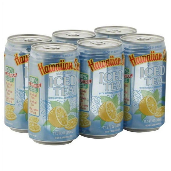 Hawaiian Sun Iced Tea, 11.5 Fl. Oz., 6 Count