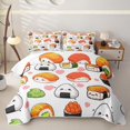 thumbnail image 2 of Erosebridal Kawaii Sushi Quilt King,Cute Rice Roll Heart King Coverlet Set For Boys,3-Piece, 2 of 7