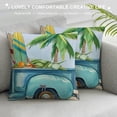 thumbnail image 3 of Leisuo Happy Summer Pillow Covers Watercolor Gnome Truck Throw Pillow Case Hello Sunshine Decorative Cushion Cover for Home Office Sofa Couch Garden, 3 of 5