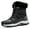 Black, variant on Stepedia Snow Boots for Women Waterproof Mid Calf Lace Up Warm Faux Fur Winter Boots for Outdoor, Pink