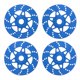 thumbnail image 1 of 4 Piezas de Cubo Hexagonal de Rueda de Disco de Freno Whirlwind de 17 mm para Arrma 1/7 Infraction Limitless Felony 1/8 RC, Piezas de Actualización Azules, 1 of 5