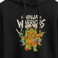 thumbnail image 3 of Teenage Mutant Ninja Turtles - Ninja Warriors - Juniors Cropped Pullover Hoodie, 3 of 5
