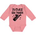 thumbnail image 3 of Inktastic Future Saxophone Player Sax Music Boys or Girls Long Sleeve Baby Bodysuit, 3 of 5
