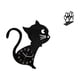 thumbnail image 1 of Reloj De Pared De Acrílico Con Diseño De Gato Y Servilletero De Hierro Con Forma De Pata De Perro, Organizador Decorativo Moderno Para Sala De Estar, Cafetería, Hotel, Picnic, Adorno Elegante., 1 of 8