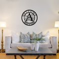 thumbnail image 4 of Metal Wrought Lettering Wall Decoration - for Patio, Front Door, and Window, 4 of 5