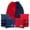 Red & Navy Blue, variant on Play Platoon Professional Cornhole Bags - Set of 8 Regulation All Weather Two Sided Bean Bags for Pro Corn Hole Game - 4 Blule & 4 Gray