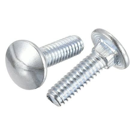 

Uxcell 1/4-20x1 Carriage Bolt Q235 Carbon Steel Zinc Plated 10 Pack