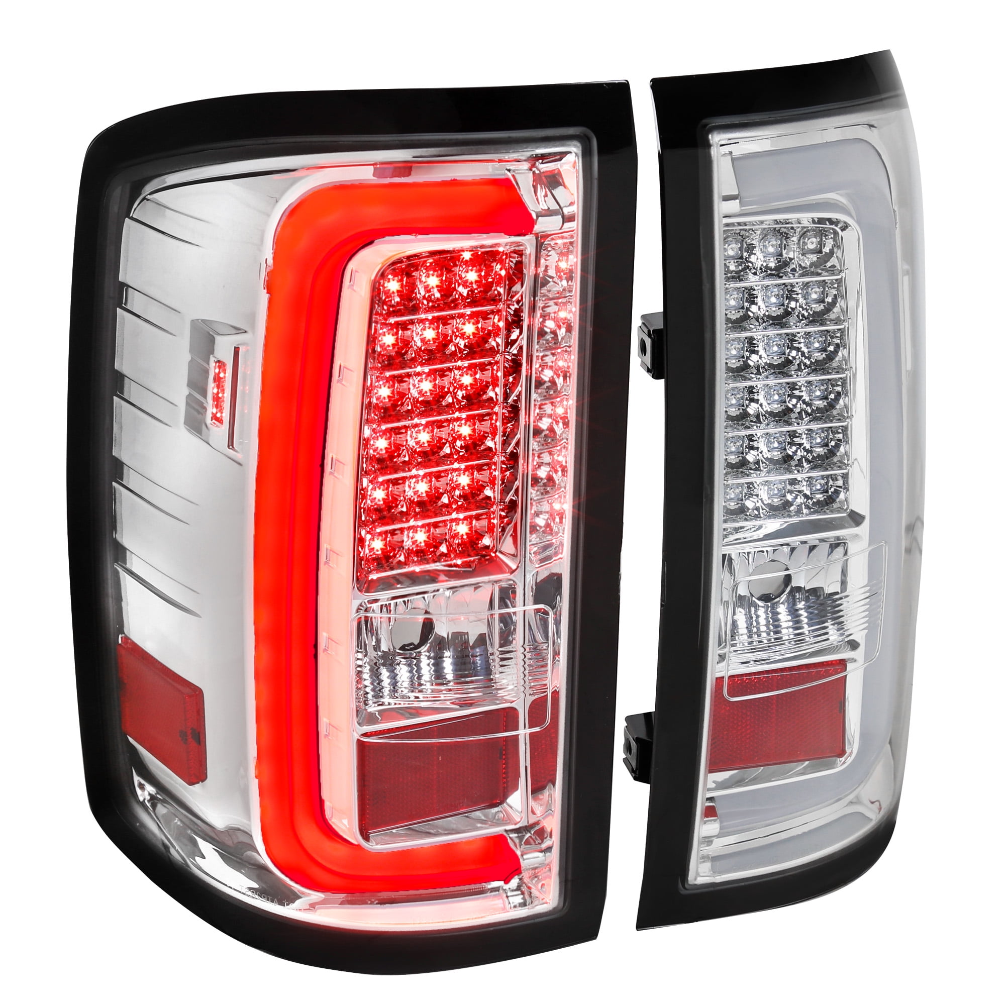 Spec-D Tuning LED Bar Tail Lights for 2014-2018 GMC Sierra 1500 2500Hd 3500Hd Taillights 2014 Gmc Sierra 1500 Led Tail Lights