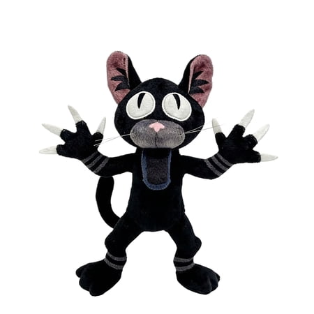 11.4 Inch 99 Nights In The Forest Black Cat Plush Doll Soft Stuffed Animal Toy Perfect Holiday Birthday Gift for 99 Nights Game Fans & Plush Lovers 11.4 Inch 99 Nights In The Forest Black Cat Plush Doll Soft Stuffed Animal Toy Perfect Holiday Birthday Gift for 99 Nights Game Fans & Plush Lovers