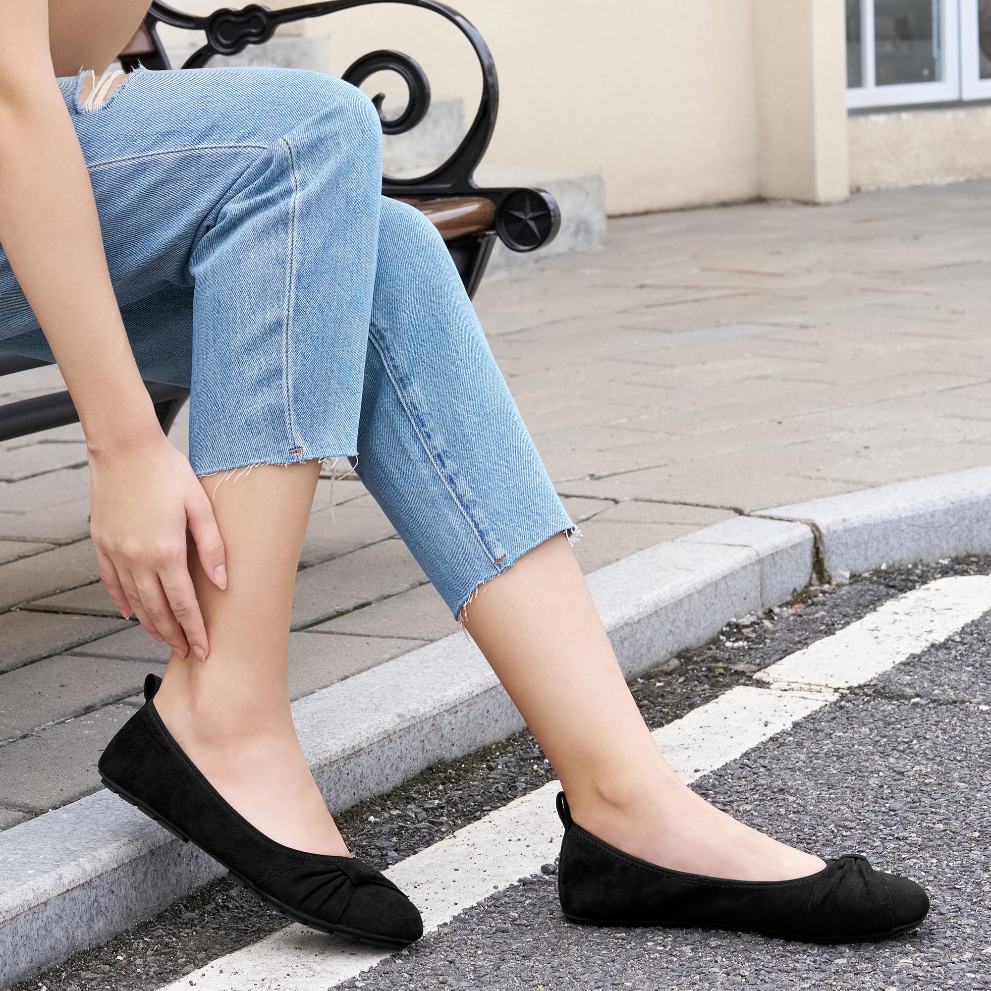 Ablanczoom Women's Ballet Slip-On Flats photo 3
