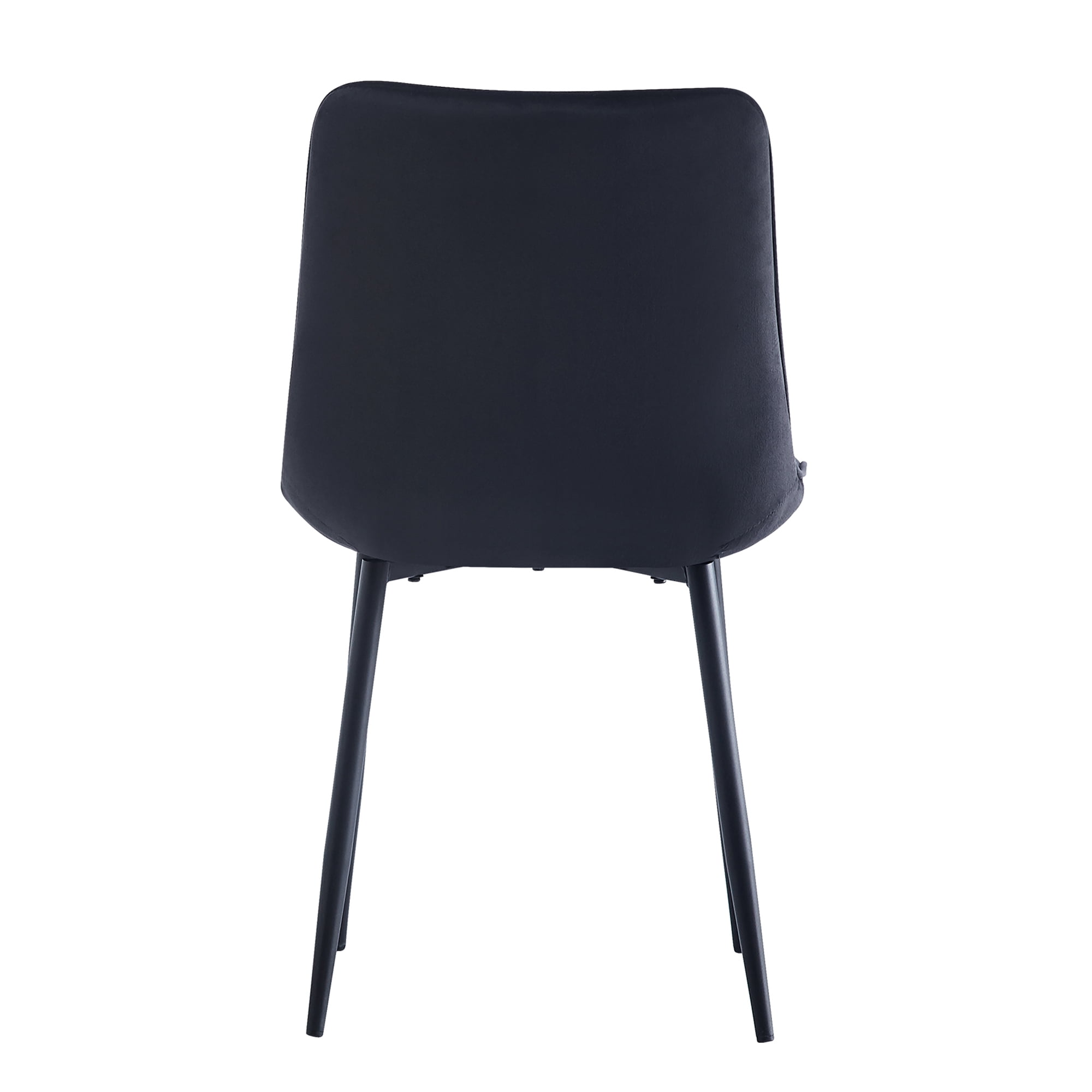 Kadyn Velvet Dining Chair 2PCS, Kitchen Chairs for Offices, Dining Room Chairs for Living Rooms, Black Kadyn Velvet Dining Chair 2PCS, Kitchen Chairs for Offices, Dining Room Chairs for Living Rooms, Black
