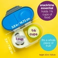thumbnail image 2 of b.box Snack Box for Kids & Toddlers: 2 Compartment Snack Containers, Mini Bento Box BPA free (Chill Out, 12oz), 2 of 8