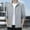 Gray, variant on Men's Jackets Big and Tall 5XL Casual And Fashionable Solid Color Long Sleeved Sunscreen Outwear