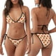 thumbnail image 3 of Disketp Happy Thanksgiving Day1 para Bañador de Dos Piezas para Mujer, Bikini Sexy Halter String, Conjunto de Bikini en Triángulo, 3 of 6
