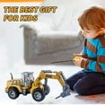 thumbnail image 4 of MesaSe 4 Channel Remote Control Construction Car 2.4Ghz RC Engineering Car with Light RC Construction Vehicles for Boy and Girl Age 6-12 and Up Years Old, 4 of 8