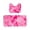 #3 Pink, variant on Dmlowu Bathroom Rugs Set of 2, Non-Slip Foam Bath Rugs with Absorbent Soft Microfiber, Machine Washable Bath Mat for Bathroom Floor Tub Shower