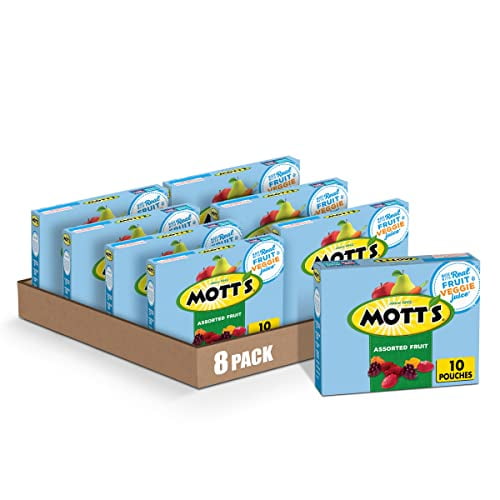 Mott's Assorted Fruit Flavored Snacks, 8 oz, 10 ct (Pack of 8