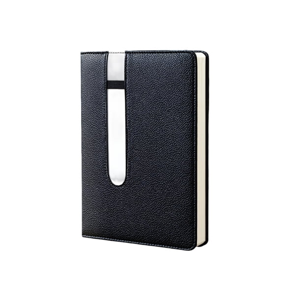 TerraVbie Business Notebook Black 130 Sheets for Office Meeting Journal