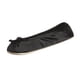 thumbnail image 1 of Zapatillas de bailarina isotoner Soft Satin para mujer, color negro 11-12, 1 of 8