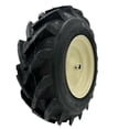 thumbnail image 2 of MAYITOP 4.80x4.00-8 Tractor Tread Tire & Rim with 3/4 Inch Hub - Compatible with Cub Cadet & Troy-Bilt Tillers, 2 of 4