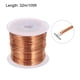 thumbnail image 2 of Alambre magnético de 0.65 mm 105 pies de alambre de cobre esmaltado alambre de bobinado magnético bobina 100 g 155C para transformadores inductor, 2 of 6