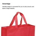 thumbnail image 4 of Unique Bargains Sac Cadeau Réutilisable Style Horizontal Non Tissé 25x35cm, Rouge Lot de 10, 4 of 5