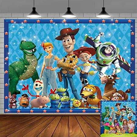 Image of MISSCO Toy Story Backdrop Birthday Party Supplies