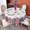 4th of July Flowers, variant on 4th of July Round Tablecloth 60 Inch, Patriotic Fourth of July Tablecloth, Round 4th of July Table Cloth for Party Dinner Decor