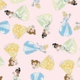 thumbnail image 5 of Lambs & Ivy Disney Princesses Pink Fitted Crib Sheet - Belle/Tiana/Cinderella, 5 of 5