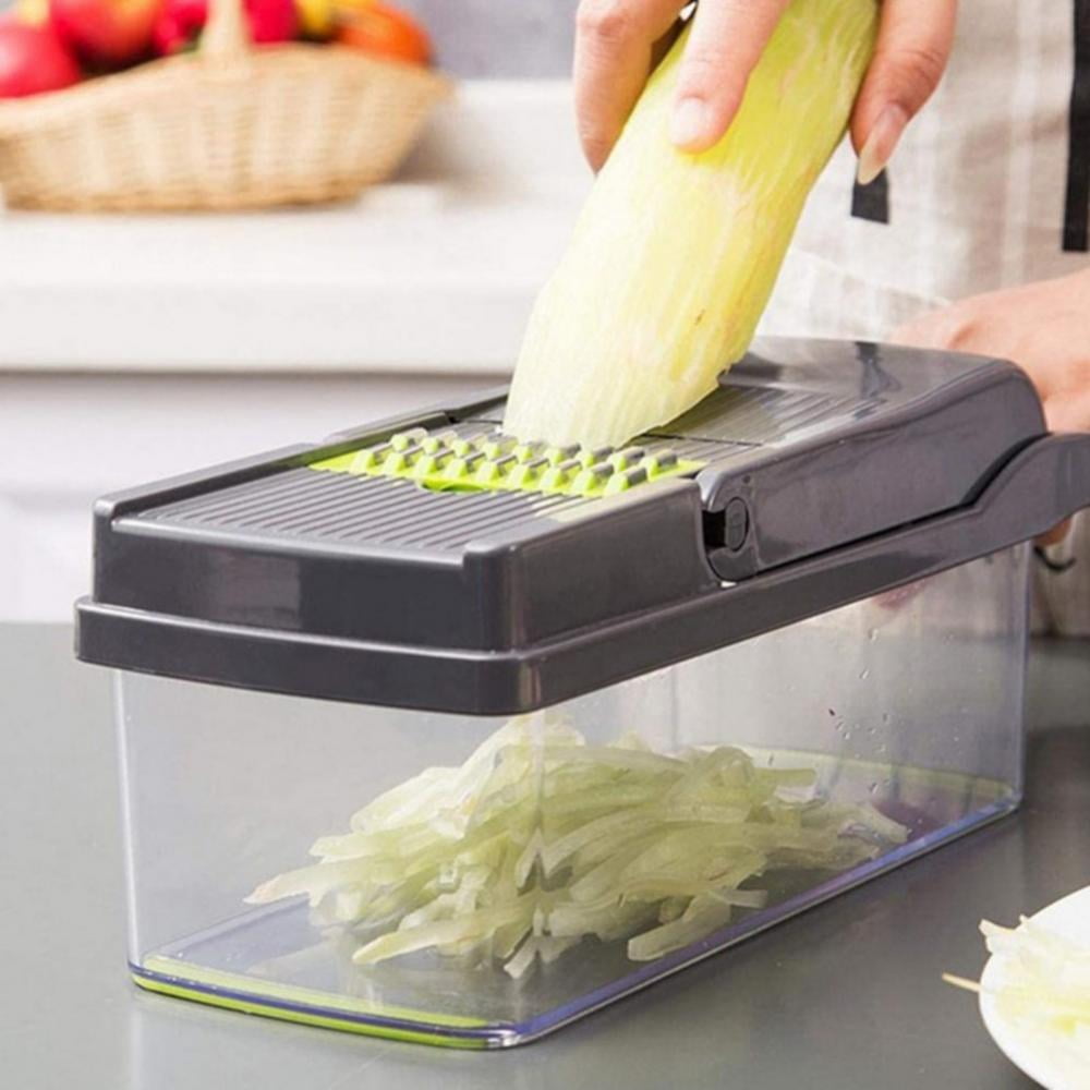 600W Electric Vegetable Dicer 4 in 1 Electric Food Dicer with Ground Meat/Diced/Shredded/Sliced,6/8/10/13/15mm Dicing Molds Electric Onion Dicer