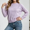 thumbnail image 4 of LIaqionyy Women's Crew Neck Sweaters Fall Oversized Knit Pullover Long Sleeve Tops Trendy Winter Clothes, 4 of 6