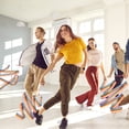 thumbnail image 4 of Uxcell Dance Ribbons, Gymnastics Dance Streamers with Non-Slip Wand Dance Flags Rainbow, 4 of 7