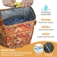 thumbnail image 2 of Rustic Floral Pattern Backpack Cooler - 20L High Capacity, Durable & Lightweight for Outdoor Adventures, 2 of 6