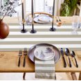 thumbnail image 3 of Table Runner Classical Stripe Table Decoration for Kitchen Dinning Beige Table Decoration for Indoor Outdoor Party Wedding Decor 13x90inch, 3 of 7