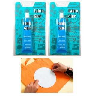 Fabric Fusion Fabric Glue Permanent Clear Washable 4oz for Patches