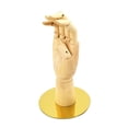 thumbnail image 2 of Mano Flexible Del Bosquejo de La Exhibición Del Reloj de La Del Modelo de para Del Interior Madera Salvador maniquí de madera, 2 of 10