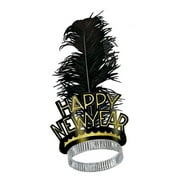 Partypro 88764BKG50 Black & Gold Swing Tiaras